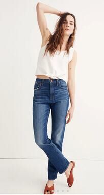 Madewell High Rise Slim Boyfriend Denim Jeans 26